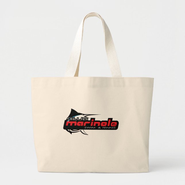 Bolso De Tela Gigante Tote de Marinole del club (Frente)