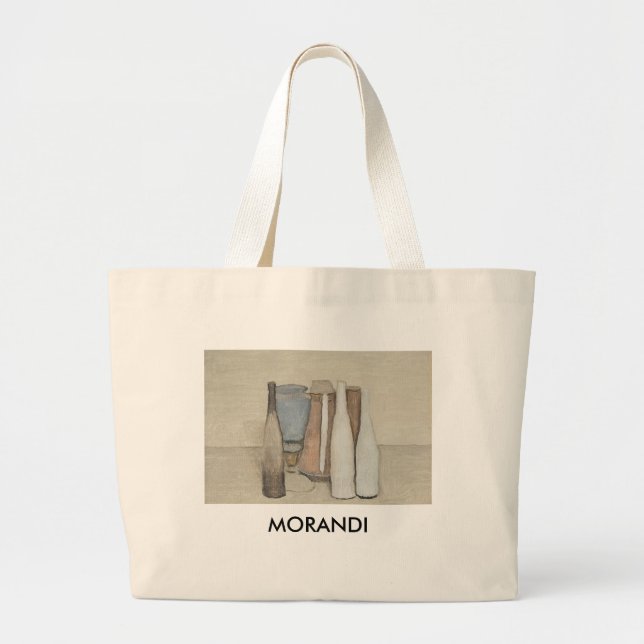 BOLSO DE TELA GIGANTE TOTE DE MORANDI (Frente)
