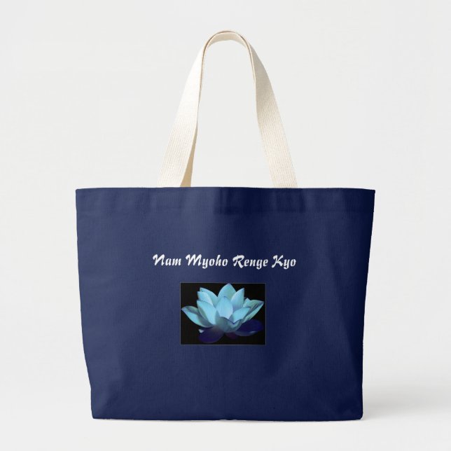 Bolso De Tela Gigante Tote de Nam Myoho Renge Kyo (Frente)