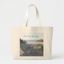 Bolso De Tela Gigante Tote de Ocean City, Nueva Jersey