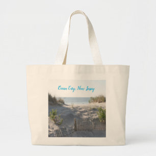 Bolso De Tela Gigante Tote de Ocean City, Nueva Jersey