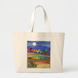 Bolso De Tela Gigante Tote de Paisaje