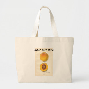 Bolso De Tela Gigante Tote de Peaches de época