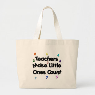 Bolso De Tela Gigante Tote de profesores primarios