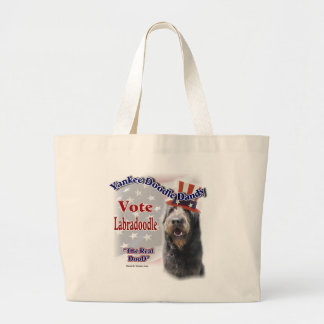 Bolso De Tela Gigante Tote de Regalos de Labradoodle