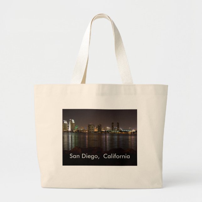 Bolso De Tela Gigante Tote de San Diego (Frente)