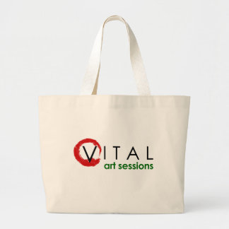Bolso De Tela Gigante Tote de sesiones de arte vital