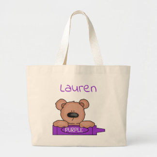 Bolso De Tela Gigante Tote de Teddybear de Lauren