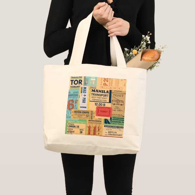 Bolso De Tela Gigante Tote de viajes (Anverso (producto))
