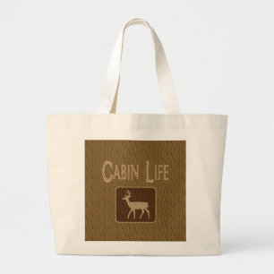 Bolso De Tela Gigante Tote de vida en cabina