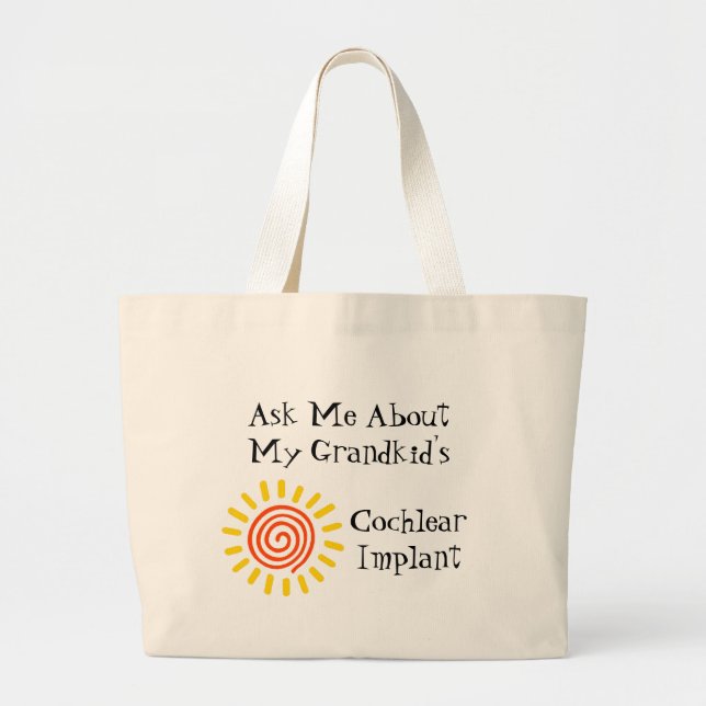 Bolso De Tela Gigante Tote del abuelo (Frente)