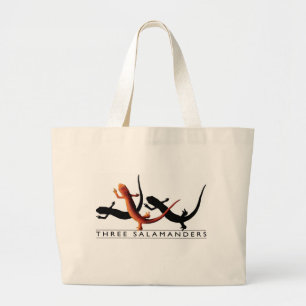 Bolso De Tela Gigante Tote del Dos-Tono de tres Salamanders