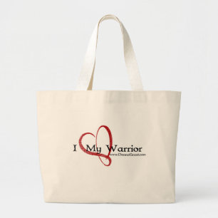 Bolso De Tela Gigante Tote del guerrero