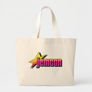 Bolso De Tela Gigante Tote del jumbo de JemCon
