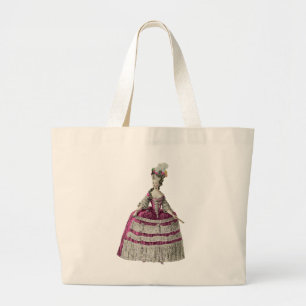 Bolso De Tela Gigante Tote del jumbo de Marie Antonieta