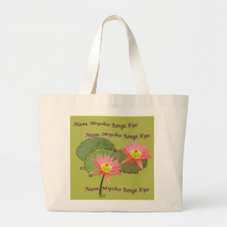 Bolso De Tela Gigante Tote del jumbo de SWAAJ NMRK dos Lotus