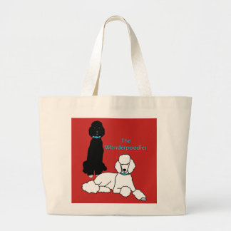 Bolso De Tela Gigante Tote del jumbo de Wonderpoodles