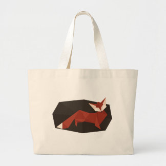 Bolso De Tela Gigante Tote del jumbo del Fox de Origami