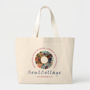 Bolso De Tela Gigante Tote del jumbo del logotipo de SoulCollage®