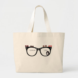 Bolso De Tela Gigante Tote del óptico