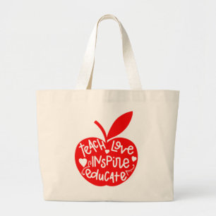 Bolso De Tela Gigante Tote del profesor