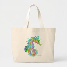 Tote del Seahorse del arco iris