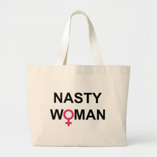 Bolso De Tela Gigante Tote desagradable de la mujer
