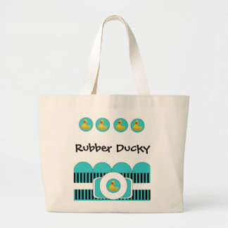 Bolso De Tela Gigante Tote Ducky de goma