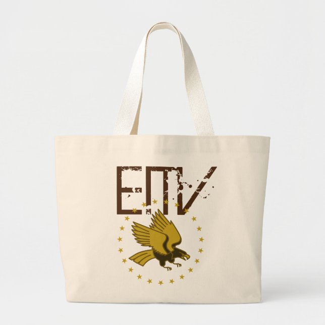 Bolso De Tela Gigante Tote EITV (Frente)