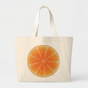Bolso De Tela Gigante Tote enorme anaranjado
