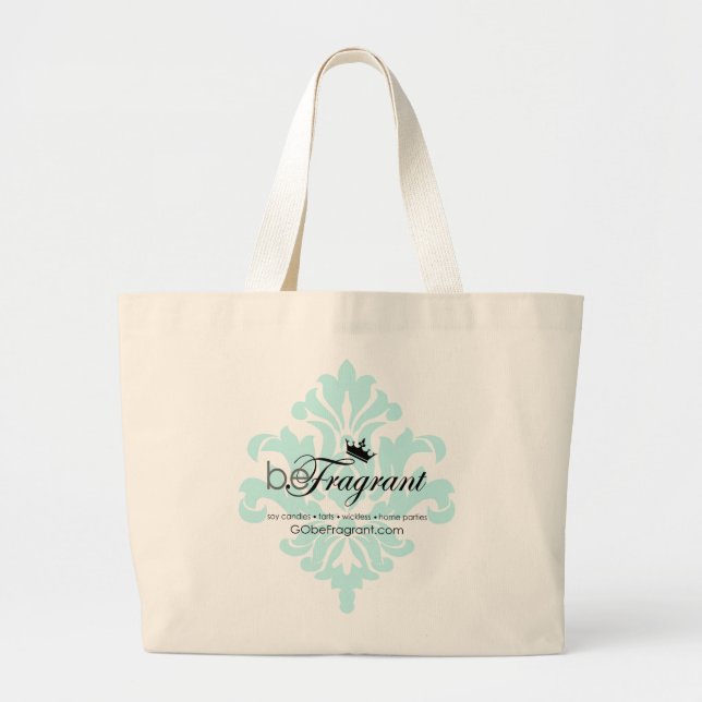 Bolso De Tela Gigante tote enorme beFragrant (Frente)