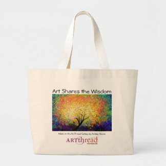 Bolso De Tela Gigante ¡Tote enorme de ArtThread - comparta la sabiduría!
