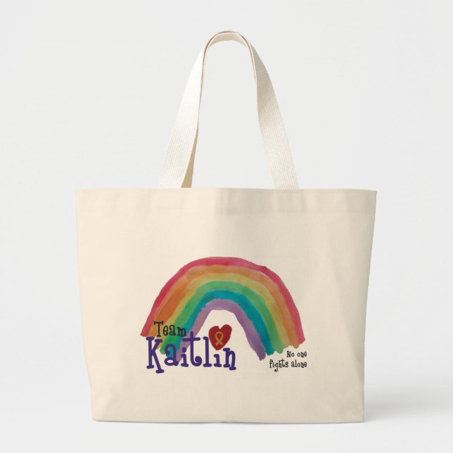 Bolso De Tela Gigante Tote enorme de Kaitlin del equipo (Frente)