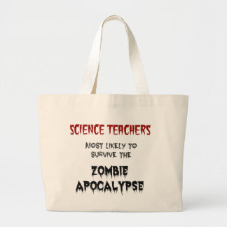 Bolso De Tela Gigante Tote enorme ScienceTeacherApocalypse