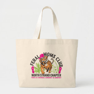 Bolso De Tela Gigante Tote Feral Moms Club