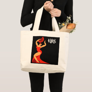 Bolso De Tela Gigante Tote Flamenco Dancer