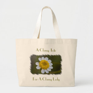 Bolso De Tela Gigante Tote Flor silvestre 8