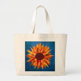 Bolso De Tela Gigante Tote Flower Power
