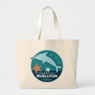 Bolso De Tela Gigante Tote - Fotobomber de avestruz - Buellton.Art