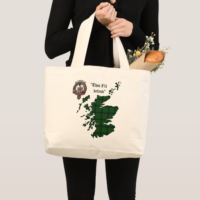 Bolso De Tela Gigante Tote gigantesco de la insignia de clan Kincaid (Anverso (producto))
