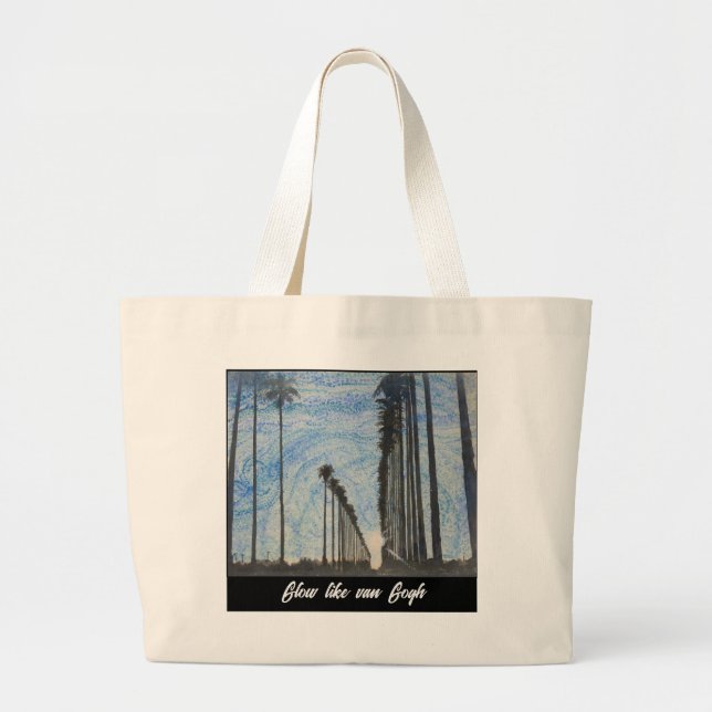 Bolso De Tela Gigante Tote Glow (Frente)