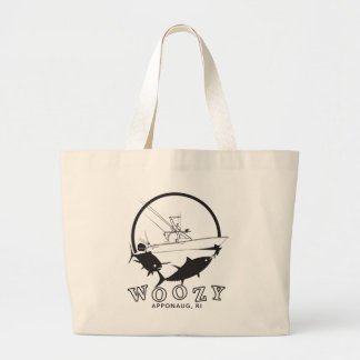 Bolso De Tela Gigante Tote grande de la trucha salmonada aturdida