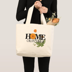Bolso De Tela Gigante TOTE HOME California