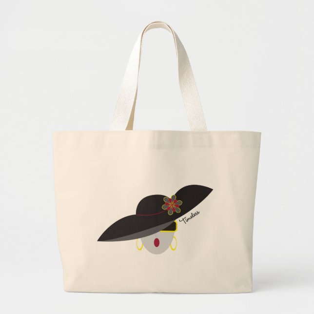 Bolso De Tela Gigante Tote "intemporal" de AnabelNY (Frente)
