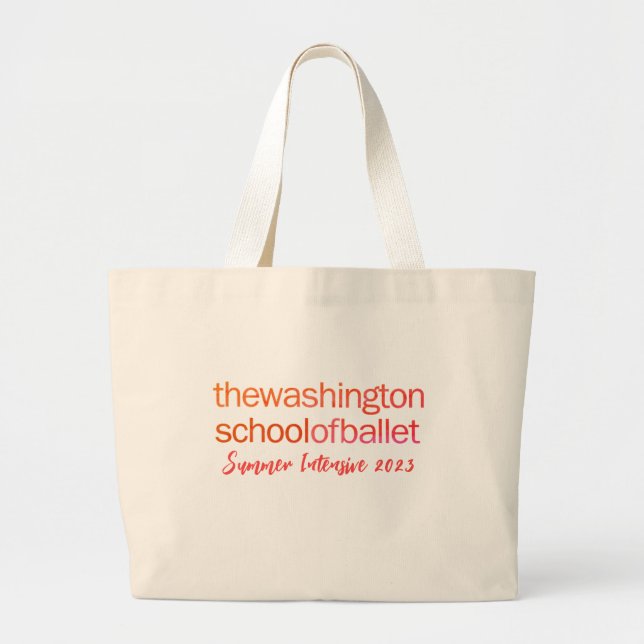 Bolso De Tela Gigante TOTE intensivo de verano TWSB (Frente)