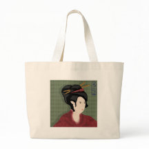 Tote japonés del chica