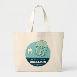 Bolso De Tela Gigante Tote - Jellies por todas partes - Buellton.Art