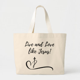Bolso De Tela Gigante Tote Jesús