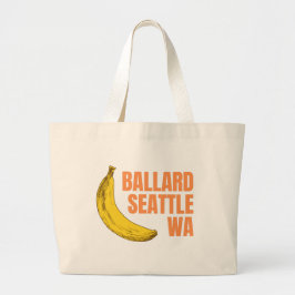Bolso De Tela Gigante Tote Jumbo Ballard Banana