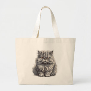 Bolso De Tela Gigante Tote Jumbo Cat